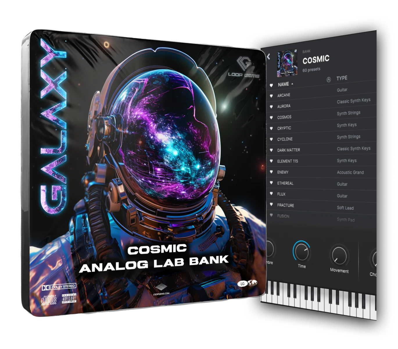 GALAXY Cosmic Analog Lab Bank