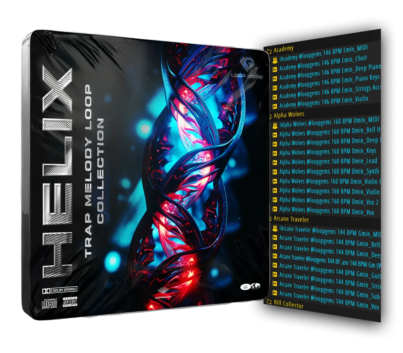 HELIX Trap Melody Loop Collection